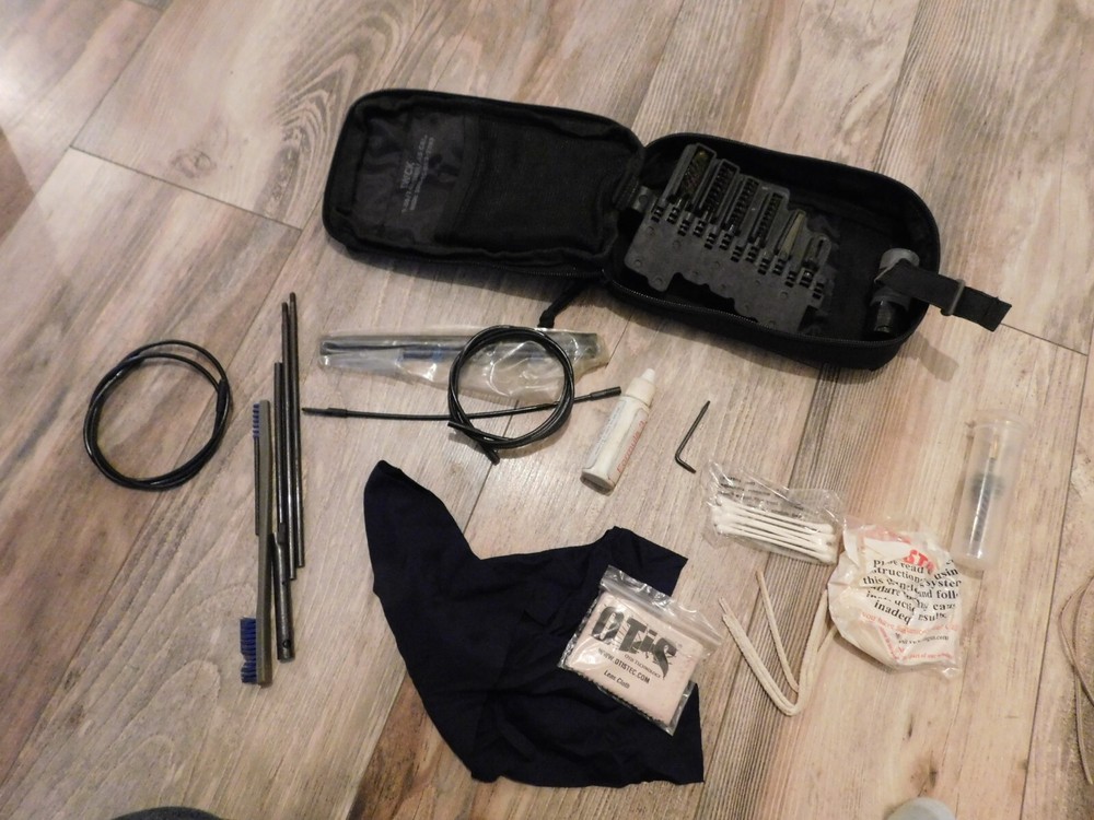 MILITARY IWCK CLEANING CHAMBER BRUSH SET FOR 5.56, 7.62, 9MM, .45CAL