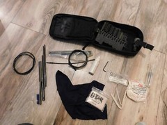 MILITARY IWCK CLEANING CHAMBER BRUSH SET FOR 5.56, 7.62, 9MM, .45CAL
