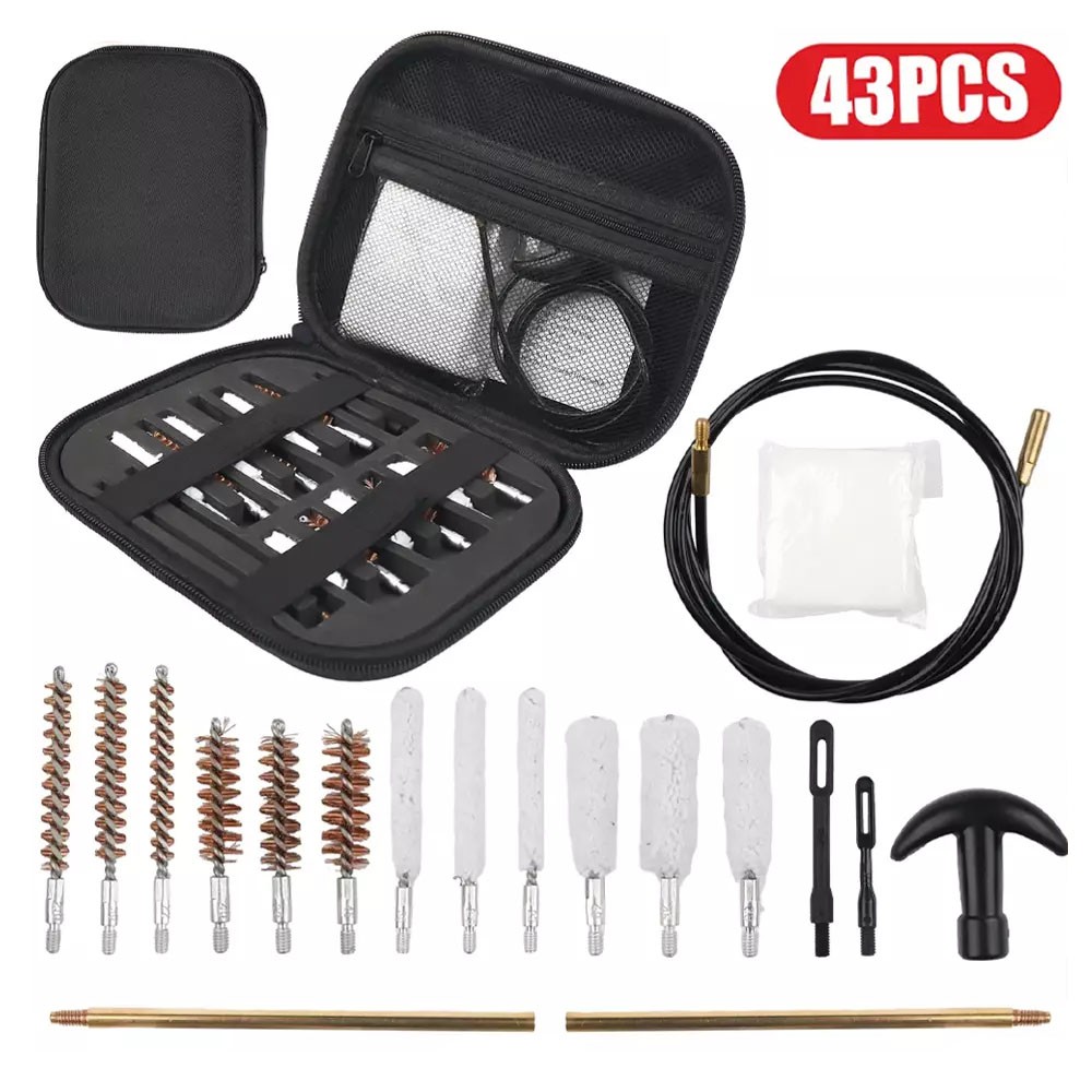 New Universal Gun Rifle Pistol Handgun Shotgun Firearm Cleaning Kit Set Tool