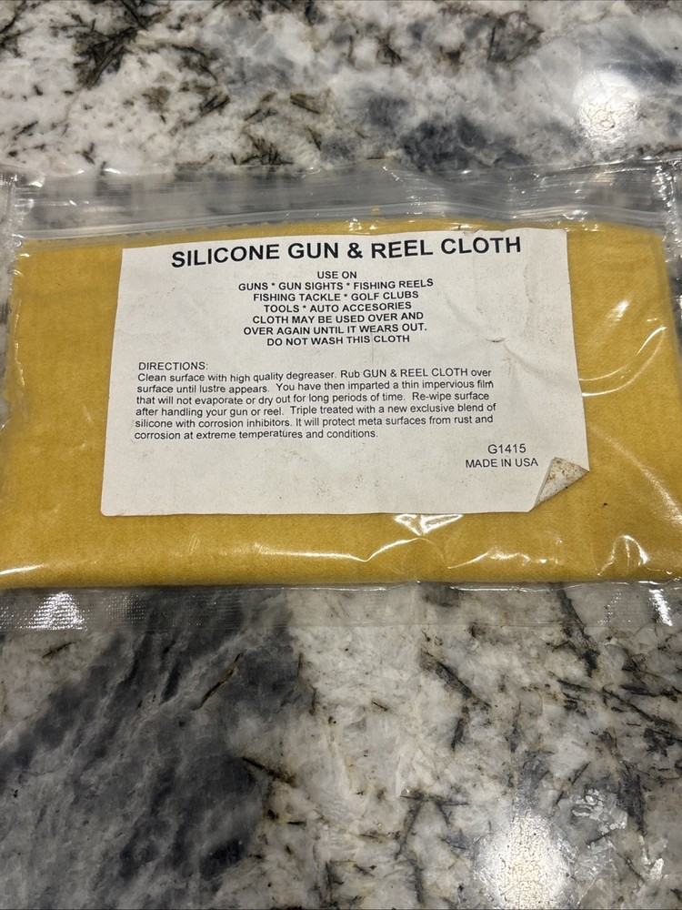 Silicone Gun & Reel Polishing Cloth NRA-ILA USA