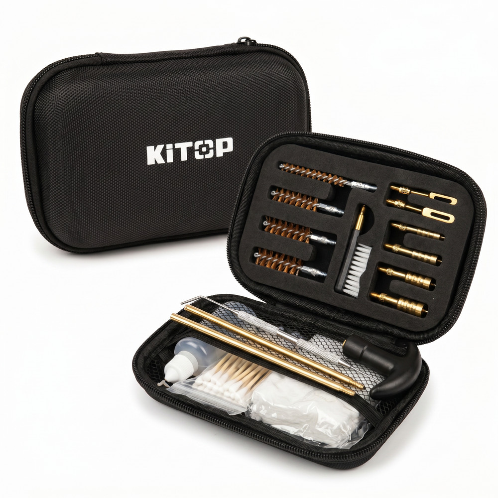 87 pcs Gun Cleaning Kit Pro Universal Handgun For .308 Caliber / 9mm Pistol