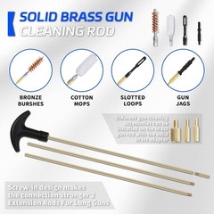 107pc Universal Gun Cleaning Kit for Pistol, Shotgun, Rifle, Handgun, Airgun, Re