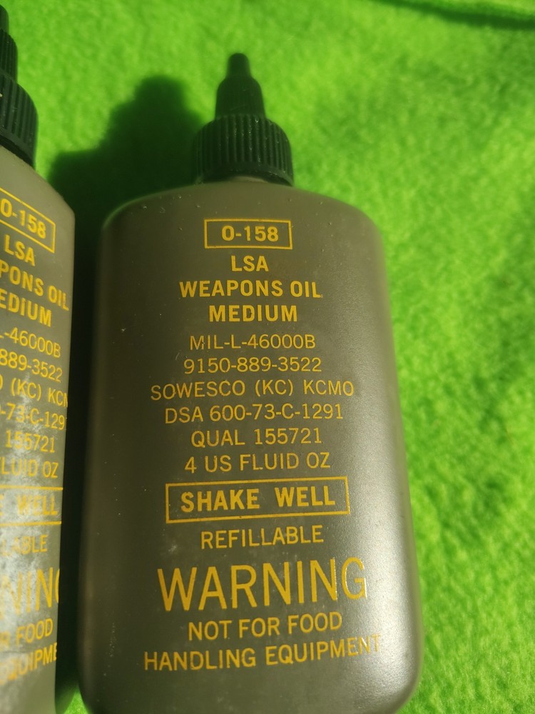 O-158 Gun Oil LSA Medium Refillable 4 fl oz Bottles, 6 Pack