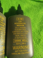 O-158 Gun Oil LSA Medium Refillable 4 fl oz Bottles, 6 Pack