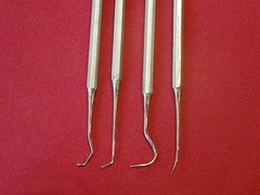 4 PIECE ARMORER STAINLESS STEEL GUN CLEANING PICK SET !!!!! GUNSMITHING