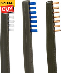 3 Pack AP Brushes (Nylon/Blue Nylon/Bronze)