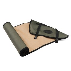 TOURBON Gun Rifle Roll-up Cleaning MAT Pad Shooting Hunting Tool Kit Fleece Line