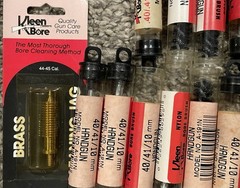 Lot Of Gunslick & KleenBore Brushes And Jag For 40/41/45/10mm Guns