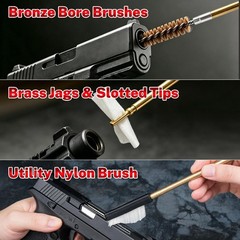 SBGGRL Gun Cleaning Kit for Handgun, Pistol, Rifle .22,.357,.38,9mm,.45…