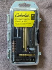 Cabela’s Pistol Cleaning Kit 9mm Caliber Specific Competition Series Tools NOS
