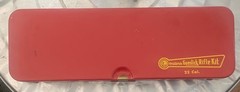 Vintage Outers Gunslick Rifle Cleaning Kit No. 477 22 Cal. In Red Metal Box