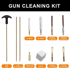 177 22 Caliber Gun Cleaning Kits for .22 Pellets Airsoft Gun Handgun 4.5/5.5mm