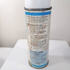 Vintage Midway Minute Lube aerosol spray can 6oz for cases lubricates fast dry