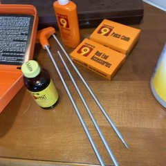 Hoppe’s 9 Gun Cleaning Kit All Firearms, Oil, Solvent, Rod, Cloth #bs