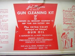 J C HIGGINS GUN CLEANING KIT HUNTING COLLECTIBLES SPORTS SOLD BY SEARS ROEBUCK