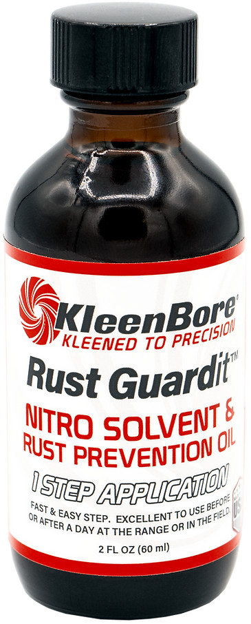 KleenBore® Rust Guardit™ 2oz Refill Bottle – Nitro Solvent & Rust Prevention Oil