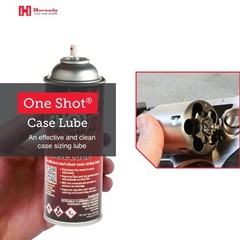 Hornady 99913 One Shot Spray Case Lube (14 fl oz Aerosol),Silver