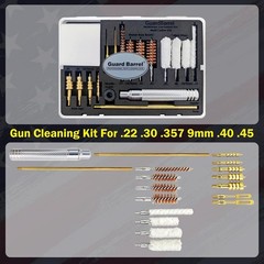 Universal Gun Cleaning Kit 19 Piece Cleaning Supplies for 22 357 38 45 9mm