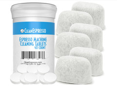 Breville Compatible Cleaning Kit – 40 Cleaning Tablets and 6 Water Filters