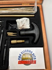 DAC Gunmaster Universal Gun Cleaning Kit Wood Case Multi Caliber Rifle Pistol