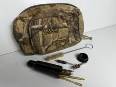 Fieldline Camo Gun Cleaning Kit w/ MOLLE Pouch Brushes Rods Hunting