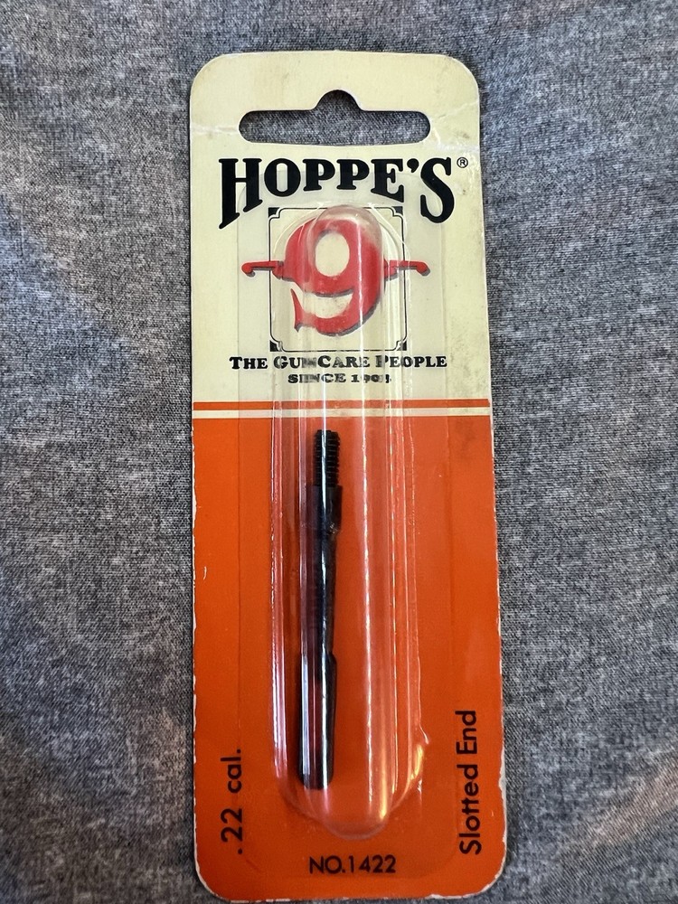 Hoppes Blend Black .22 Caliber Gun Cleaning Rod Slotted End – 1422