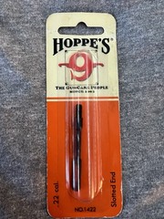 Hoppes Blend Black .22 Caliber Gun Cleaning Rod Slotted End – 1422