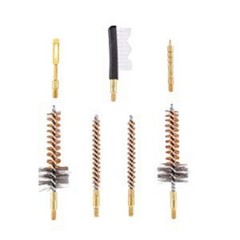 9mm 38 357 Pistol Cleaning Kit Bronze Brush Cotton Mop Brass Rods Gun Care Set