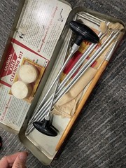 Vintage Outers Gunslick Rifle Gun Kit No. 477 in Original Red Tin Box *Partial*