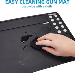 Rifle Gun Cleaning Mat 36×12 Magnetic Tactical Anti-Slip Rubber Maintenance Pad
