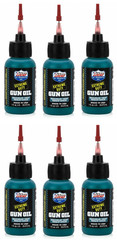 6 PACK Lucas Extreme Duty Liquid Gun Oil 1 oz Plastic Bottle | Needle Oiler