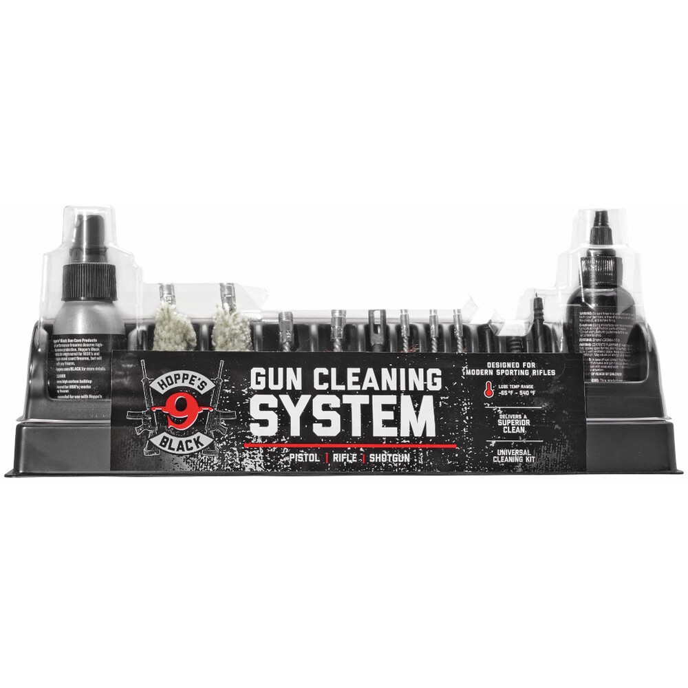 Hoppe’s Black Cleaning Kit, Clam Pack, Includes Solvent and Oil HBCKU
