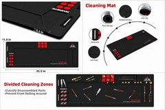Rifle Gun Cleaning Mat 35.5” Magnetic Anti-Slip Rubber Workbench Mat Tacnature
