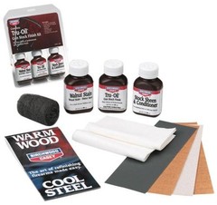 Birchwood Casey Tru Oil Stock Long Lasting Maintainence Kit Wood Finish 23801