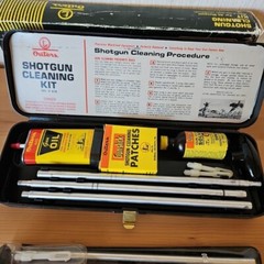 Vintage Gunsmith Cleaning Kit & All-Gauge Cleaning Rod Outers Gunslick Case Box
