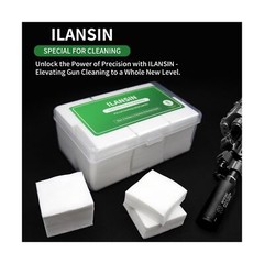 3000PCS Gun Cleaning Patches,2″x2″ Lint Free Gun Cleaning Cloth,Professional …