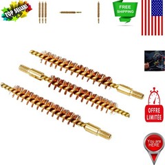 Luxury .22 Caliber Bore Brush 3-Pack – High-Quality Bronze Bristles for Gun Care