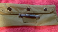 Cleaning Kit Pouch, od green, two pocket, three snaps, unmarked, 1 (one)