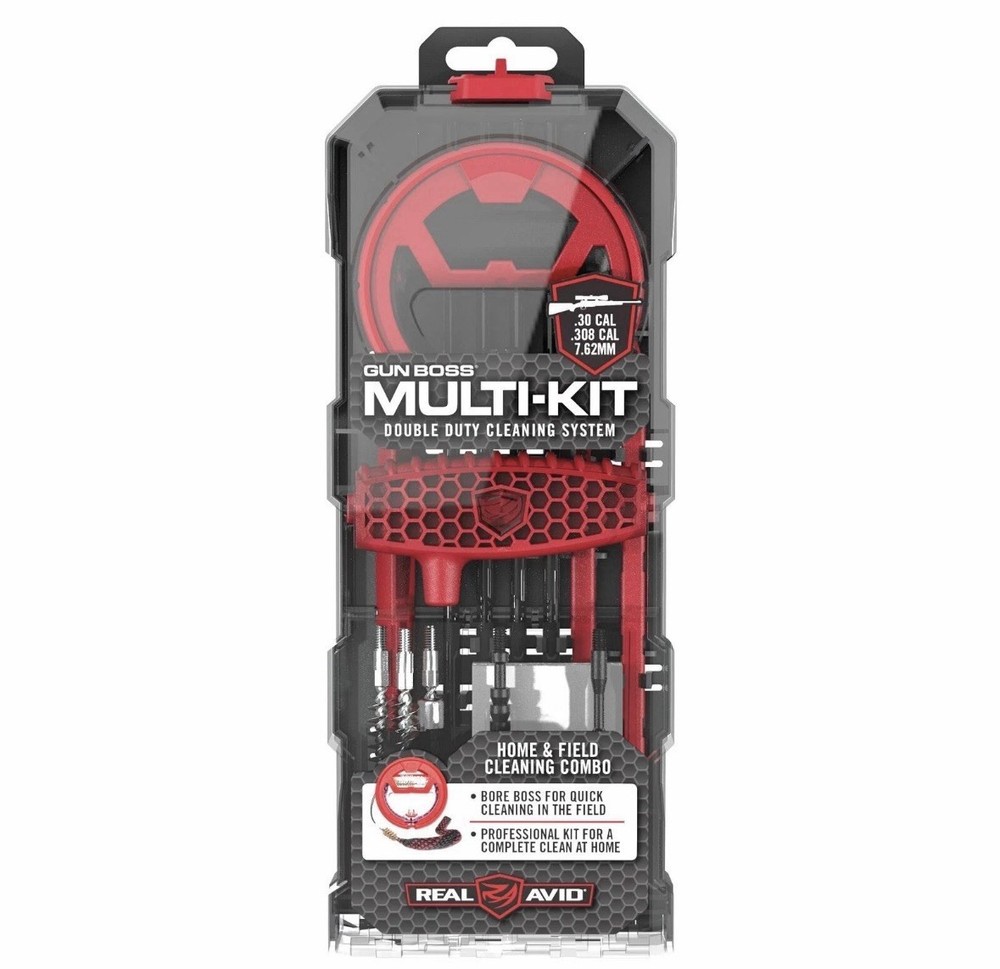 Real Avid Gun Boss Multi-Kit .30/.308/7.62mm Rifle Home and Field Cleaning Kit