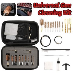 163pcs Gun Cleaning Kit Universal Rifle Pistol Shotgun Handgun Firearm with Case
