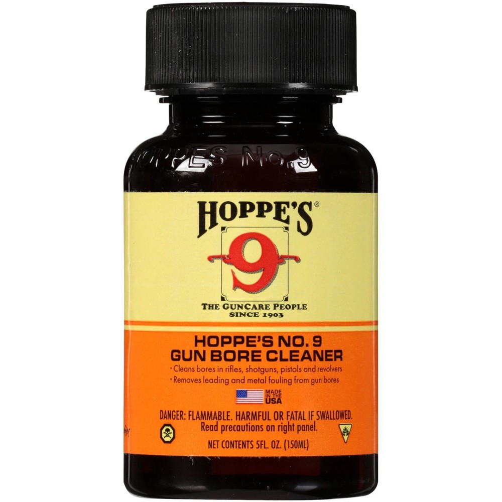 Hoppe’s #9 GUN BORE CLEANER Removes Leading & Metal Fouling from Gun Bores HQ