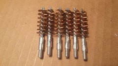 Six Bore Cleaning Brushes for .40 .41 Caliber Guns 10 mm 40 S&W/.41 Cal. Pistol