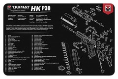 TekMat Handgun Cleaning Mat H&K P30