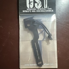 OST Scrape All .223/5.56/300BLK Stainless Gun Cleaning Scraper, Shock Cord