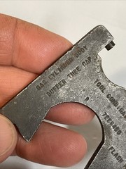 US Army M1918 Combination Spanner Tool USGI Rifle Adjustment .30 Cal 72C6450 Vtg