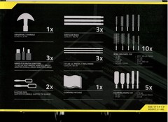 NcStar TUGCKA Universal Gun Cleaning Kit w/Aluminum Case