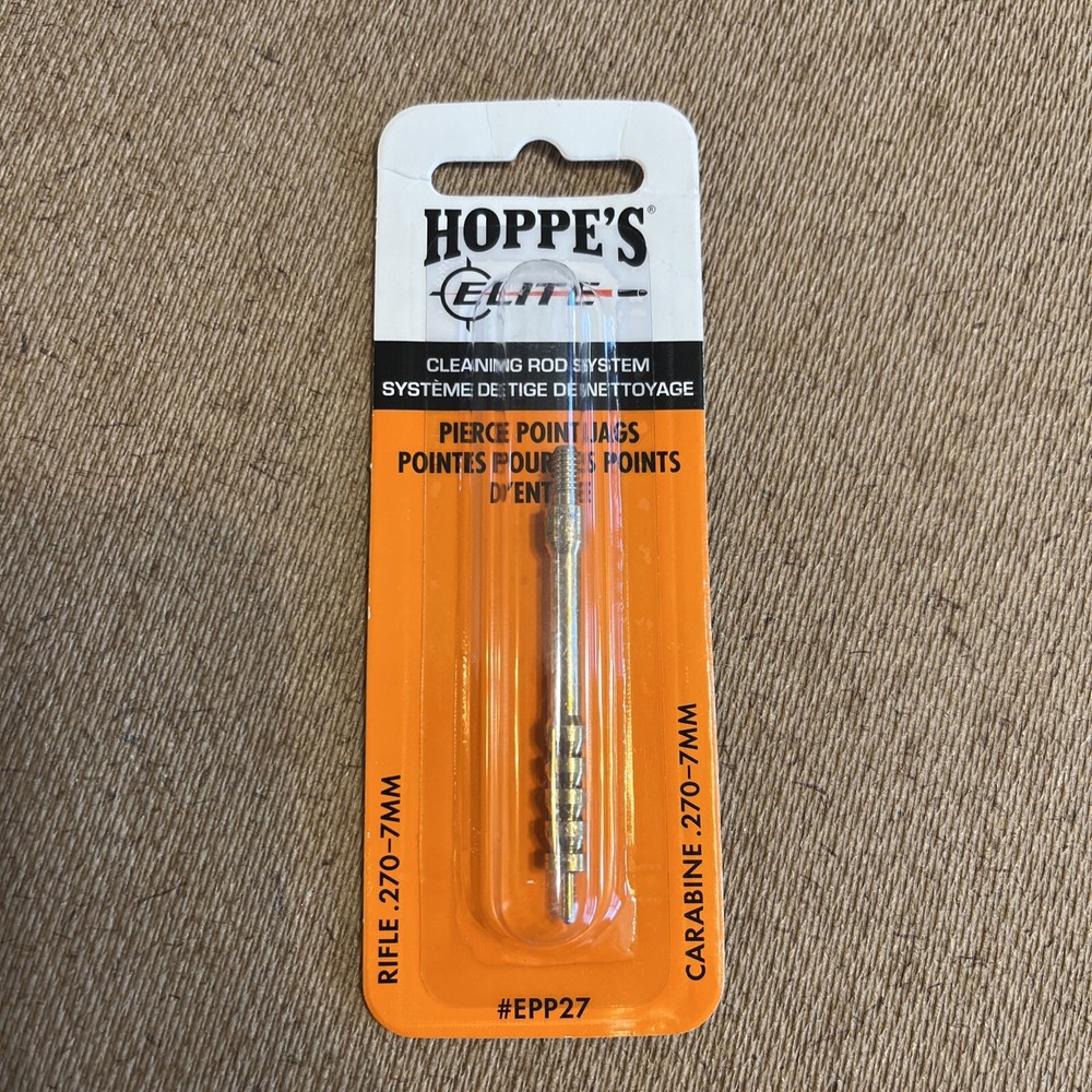 Hoppes Elite Pierce Point Cleaning Jag Rifle .270 to 7mm Caliber, EPP27 free s&h