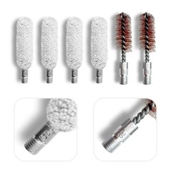 Gun Cleaning Brushes 20 Gauge Bronze Hunting Gun Cleaning Kit Supplies