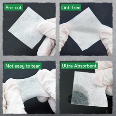 Gun Cleaning Supplies in Storage Box – Gun Cleaning Patches & Gun Cleaning Sw…