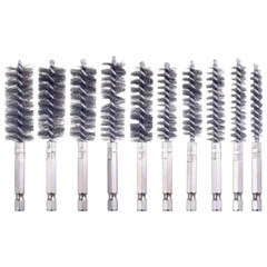 Hightbrush Nylon, Stainless Steel and Brass Brush 2″BL 4″OL, 6-38mm dia for Guns